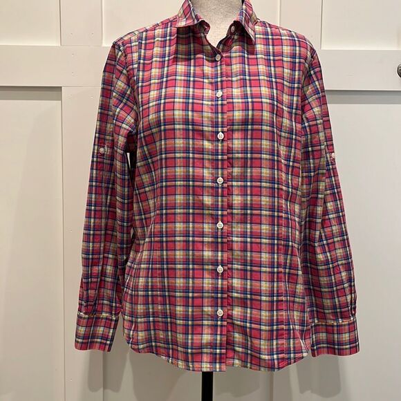 Brooks Brothers petite LS button front Blouse-FREE w/Bundle Purchase - Picture 1 of 9